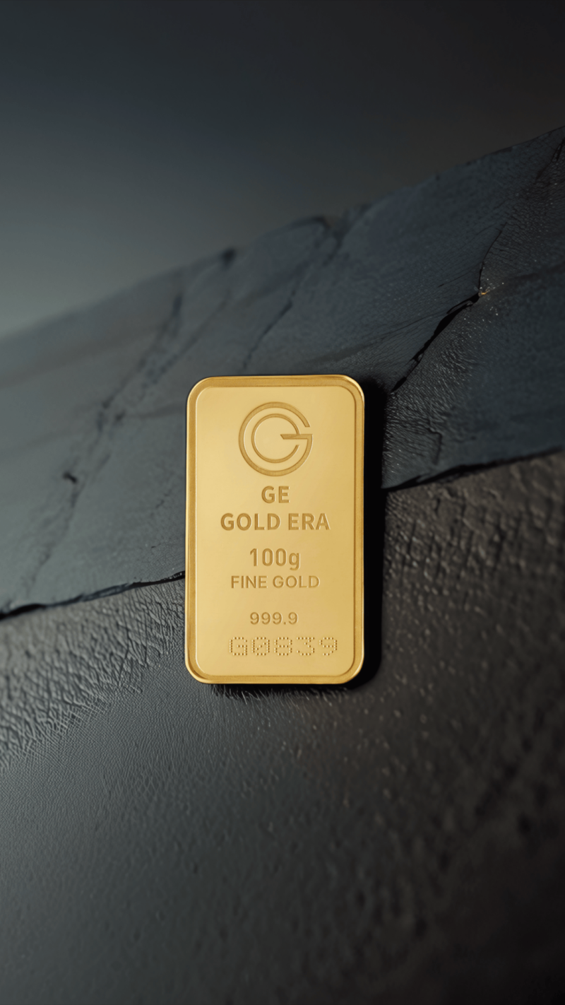 سبيكة ذهب 100جرام عيار 24