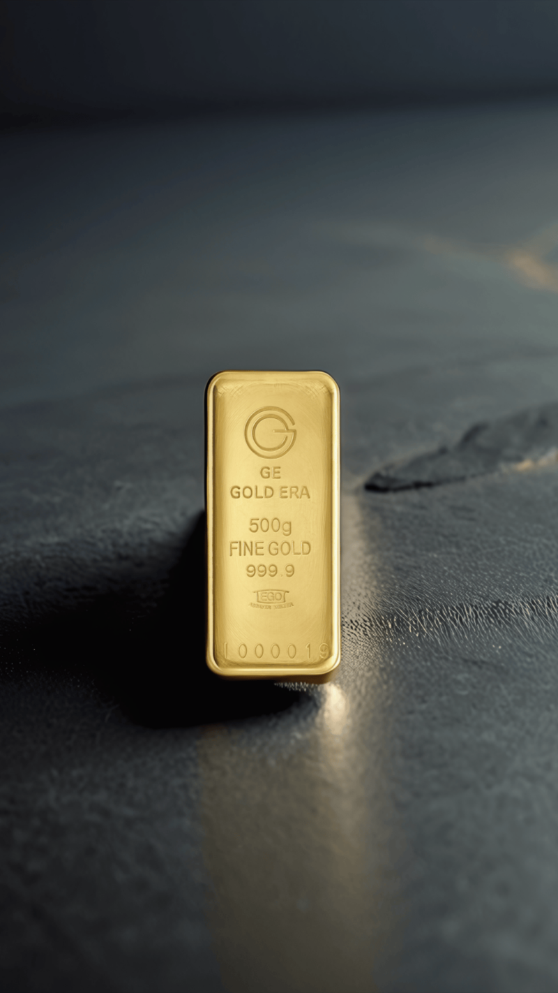 سبيكة ذهب 500 جرام عيار 24