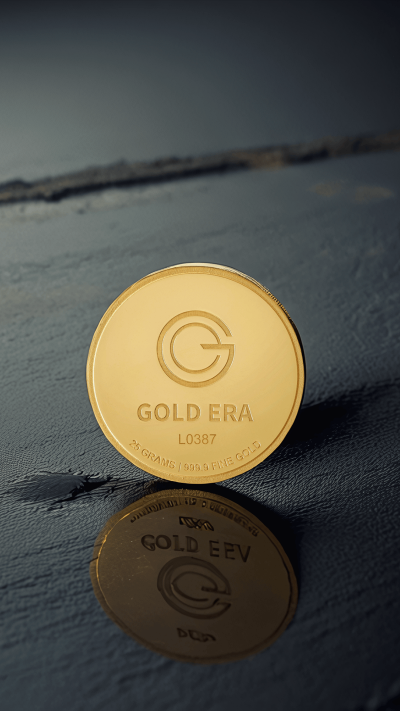 25g Gold Coin 24K– Back