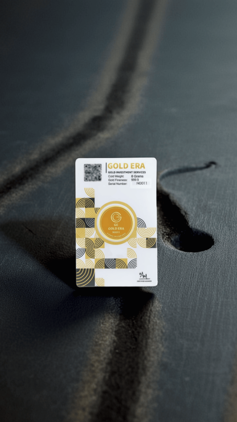 8g Gold Coin 24K – UAE in Space Design - Back