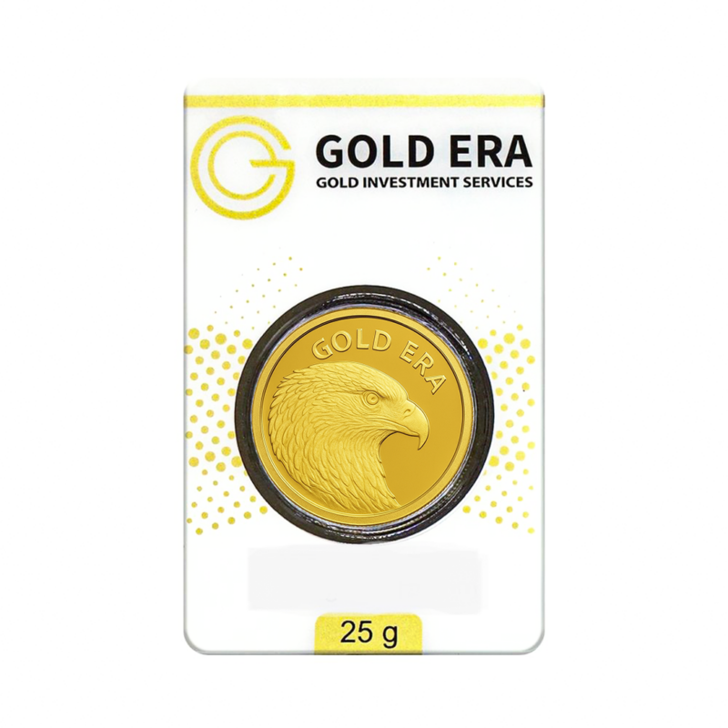 25g Gold Coin 24K Falcon Design